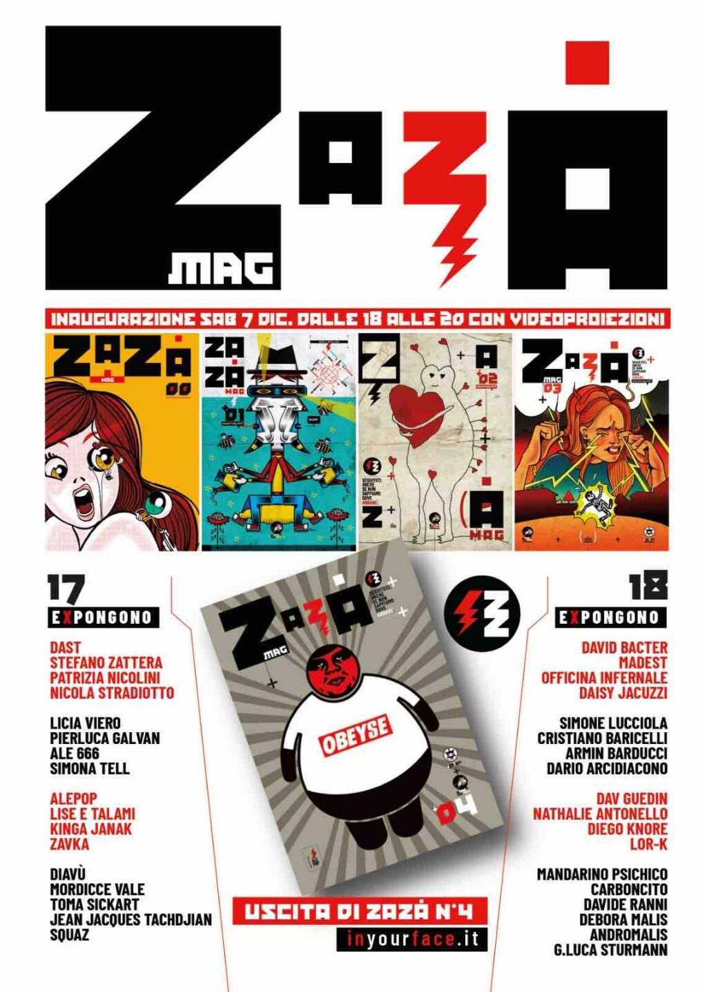 Zazà Mag in mostra il 7 dicembre